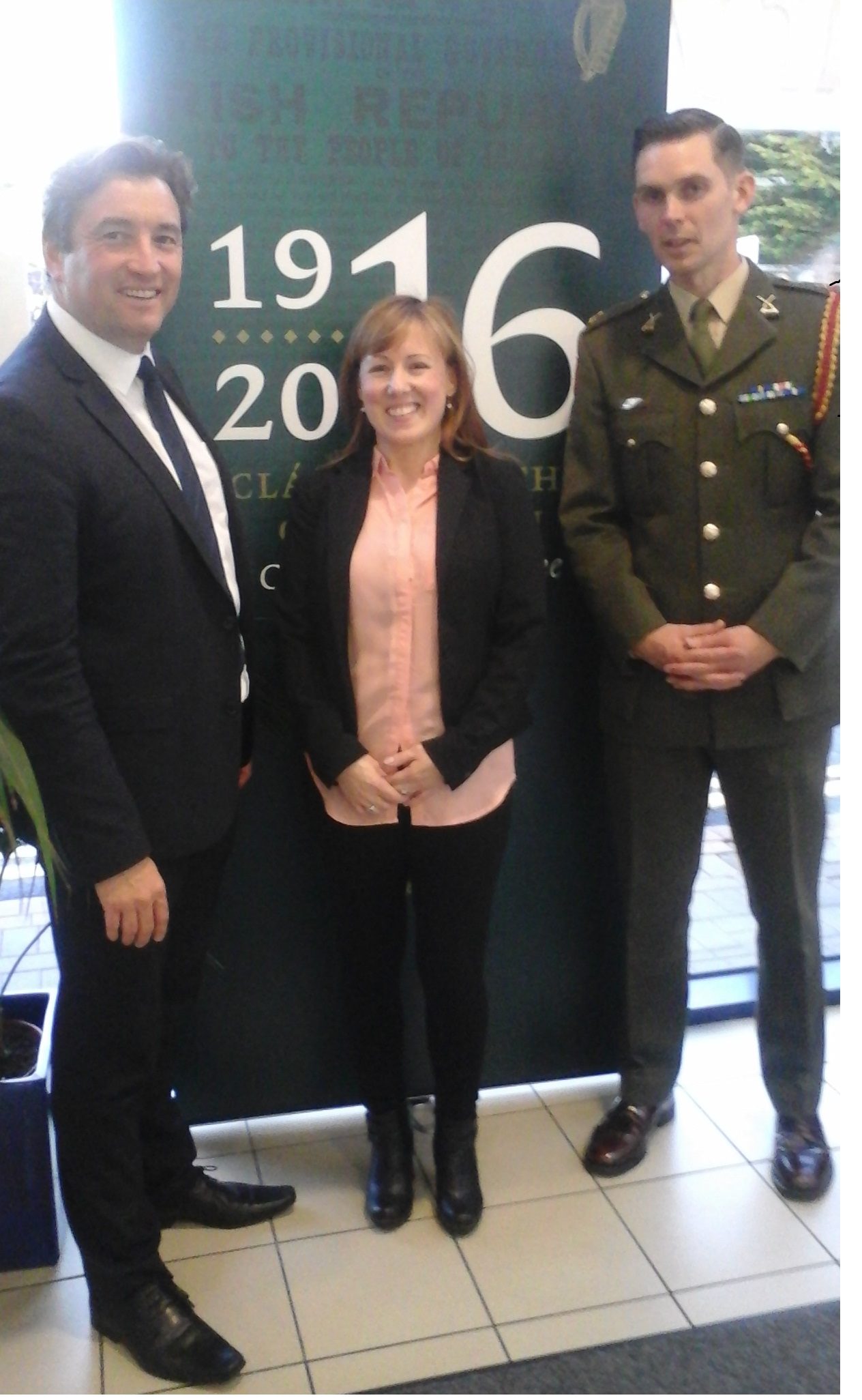 Cllr. Liona O'Toole at SDCC 1916 Commemoration workshop in Lucan Library
