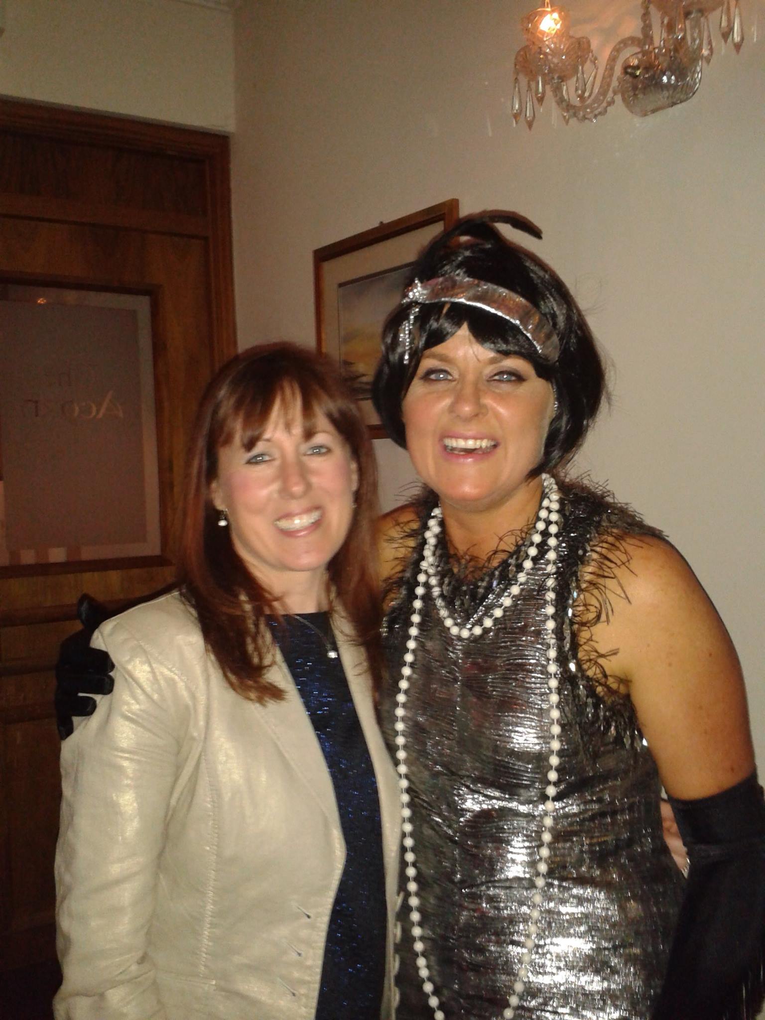 Cllr. Liona O'Toole with Lisa Tuite at Lucan Sarsfields "Strictly" Fundraiser