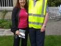 Deputy Mayor Liona O'Toole with Donal Walsh of South Dublin County Council at the Lucan Festival