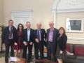 Cllr. Liona O'Toole with Lucan Residents with Transport Minister Shane Ross to discuss traffic issues on Newcastle road and surrounding areas.