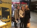Cllr. Liona O'Toole with residents and Lucan Dublin Bus roadshow